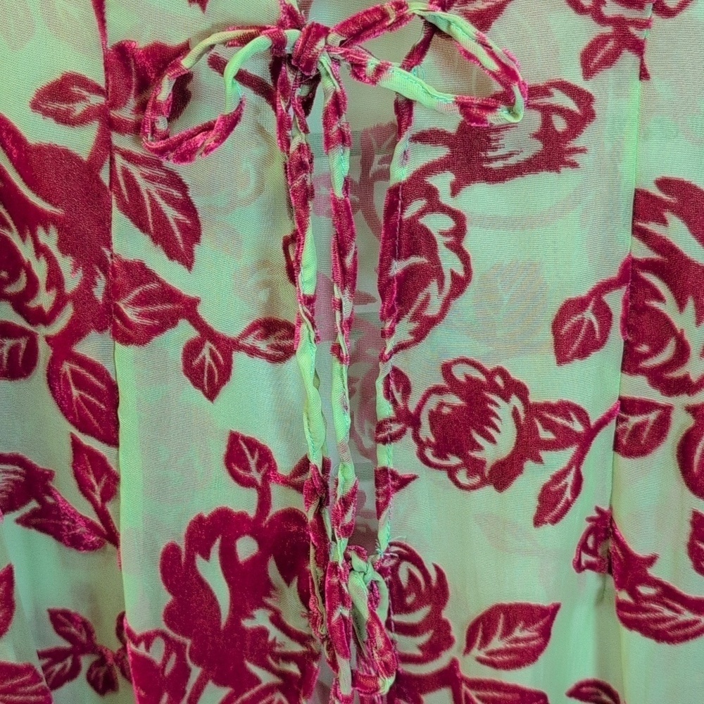Urban Outfitters Fiona Burnout Kimono - One Size - Picture 5 of 9